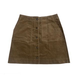 Uniqlo women’s size 2 brown (corduroy-like) skirt BNWOT